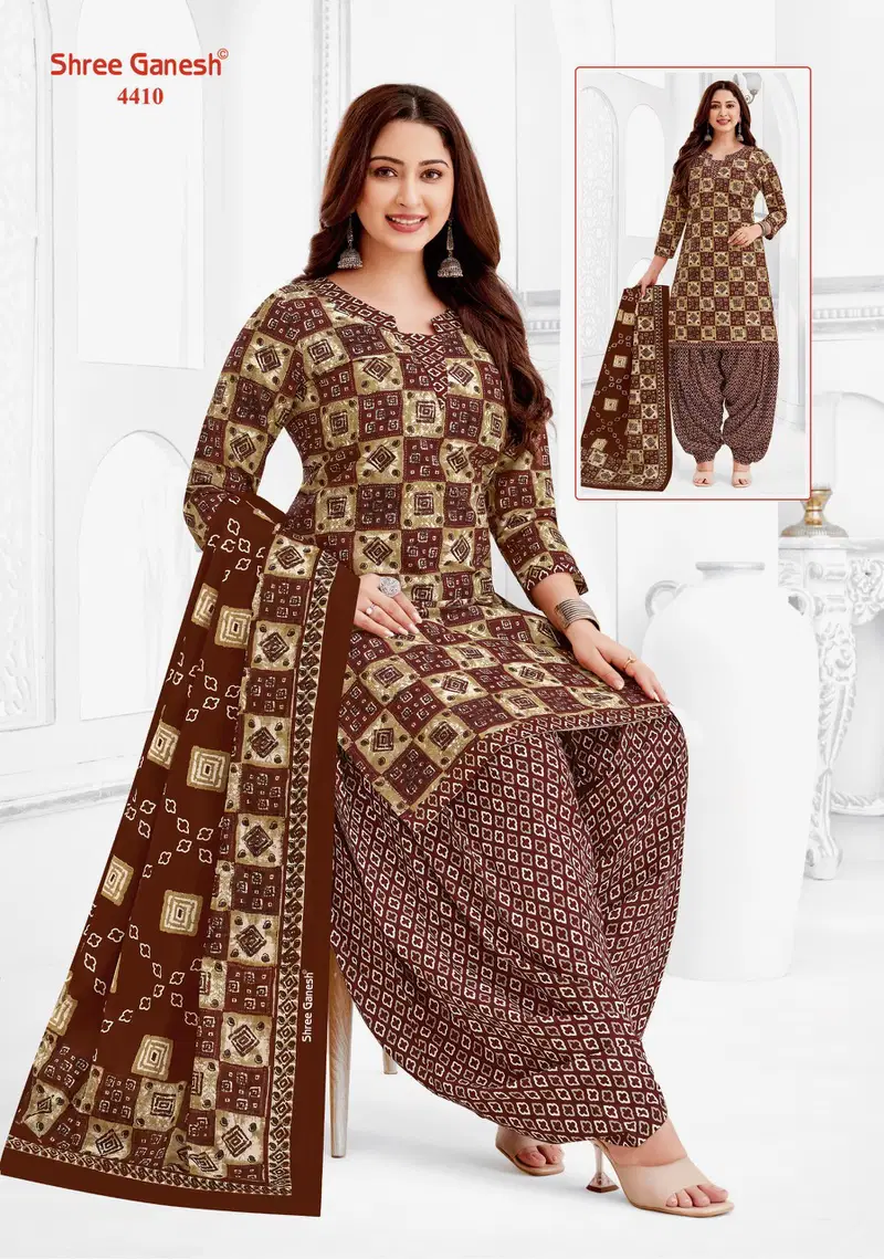 Vidhi Vol 1 By Shree Ganesh Cotton Readymade Patiyala Suit Suppliers In India